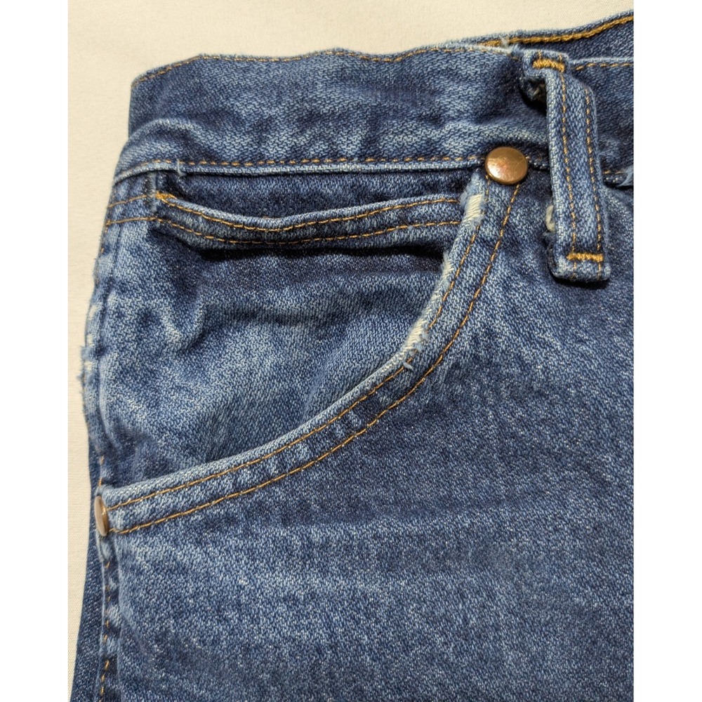 WRANGLER‎ COWBOY CUT Men 32X30 Denim Blue Jeans 936DSD - Picture 5 of 16